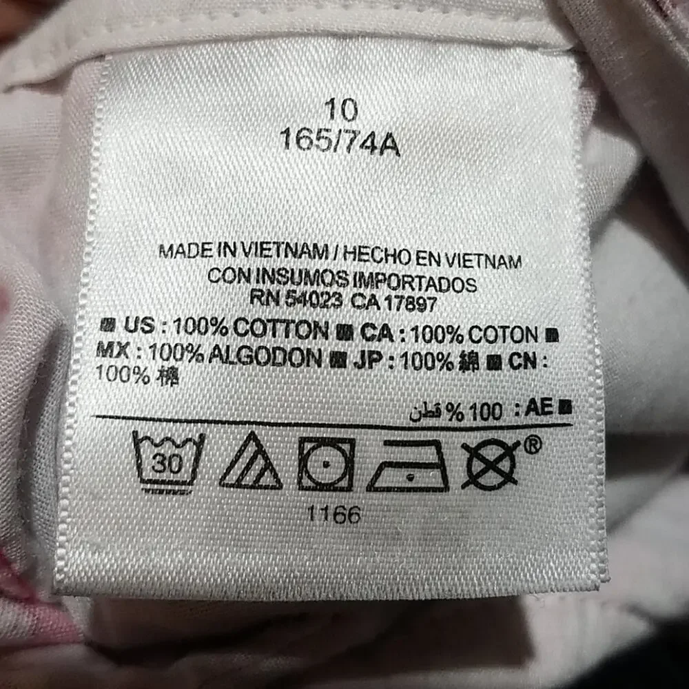 Old Navy size 10 pink seashell shorts